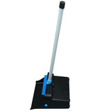 Impact LobbyMaster Plastic Dust Pan, 11.72" Wide, 31" PVC Handle, Blue/Black (IMPT001301) Each