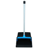 Impact LobbyMaster Plastic Dust Pan, 11.72" Wide, 31" PVC Handle, Blue/Black (IMPT001301) Each