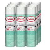 Claire Aerosol Air Freshener and Deodorizer, Fresh Linen, 10 oz Aerosol Spray, 12 Cans (CGC163) Each