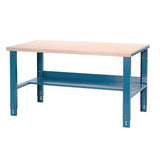 Global Industrial® Industrial Workbench Bench-in-a-Box, 3,000 lbs, 60 x 30 x 29.75 to 36.75, Blue (GBE606795) Each