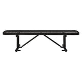 Global Industrial® Expanded Steel Flat Bench, 72 x 14.5 x 18, Black (GBE277156BK) Each
