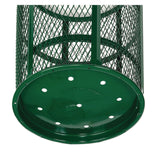 Global Industrial® Steel Mesh Corrosion Resistant Trash Can, 48 gal, Green (GBE237634GN) Each