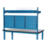 Global Industrial® Panel Mounting Rail, For Use with Global Industrial 72" Wide Workbenches, 125 lb Weight Capacity (GBE249293ABL) Each