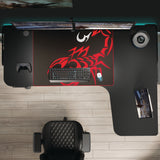 Eureka Ergonomic® L-Shaped Standing Desk, Right Desk, 60" x 43.69" x 29.88" to 48.38", Black (EKA01875) Each