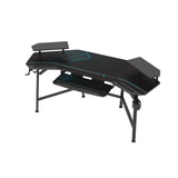 Eureka Ergonomic® Aero Gaming Desk, 72.06" x 23.63" x 38", Black (EKAE70B) Each