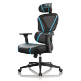 Eureka Ergonomic® Norn Ergonomic Chair, Supports Up to 275 lb, 18.11" to 22.04" Seat Height, Black/Blue Mesh Seat/Back, Black Base (EKAGC06BU) Each