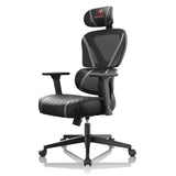 Eureka Ergonomic® Norn Ergonomic Chair, Supports Up to 275 lb, 18.11" to 22.04" Seat Height, Black/Gray Mesh Seat/Back, Black Base (EKAGC06GY) Each