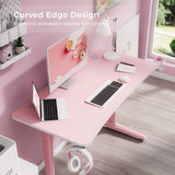 Eureka Ergonomic® Cute Gaming Desk, 47" x 23.63" x 30.13", Pink (EKAGD0100) Each