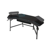 Eureka Ergonomic® Aero Gaming Desk, 72.06" x 23.63" x 38", Black (EKAE70B) Each