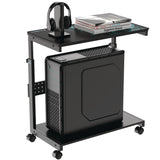 Eureka Ergonomic® CPU Holder, Supports 88.2 lbs, 25.19 x 11.81 x 22.56 to 28.56, Black (EKAARCHB) Each