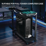 Eureka Ergonomic® CPU Holder, Supports 88.2 lbs, 25.19 x 11.81 x 22.56 to 28.56, Black (EKAARCHB) Each