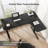Eureka Ergonomic® L-Shaped Standing Desk, Right Desk, 60" x 43.69" x 29.88" to 48.38", Black (EKA01875) Each