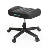 Eureka Ergonomic® Footstool with Wheels, 19.25 x 17.38 x 14.63 to 17.75, Black (EKAAR21B) Each