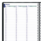Blueline® Plan and Link Weekly Appointment Planner, 11" x 9.06", Black Cover, 12-Month (Jan to Dec): 2026 (REDC595081T) Each