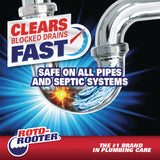 ROTO-ROOTER Gel Clog Remover, 1 gal Bottle, 4/Carton (RST351399) Case of 4