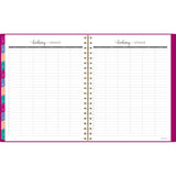 AT-A-GLANCE® Harmony Weekly/Monthly Poly Planner, Weekly: Vertical Format, 11 x 9.38, Purple/Gold Cover, 13-Month (Jan to Jan): 2025-2026 (AAG109990556) Each