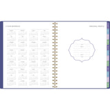 AT-A-GLANCE® Badge Geo Weekly/Monthly Planner, 11 x 9.25, Purple/Gold Cover, 13-Month (Jan to Jan): 2025 to 2026 (AAG1722G905) Each