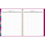 AT-A-GLANCE® Harmony Weekly/Monthly Poly Planner, Weekly: Vertical Format, 11 x 9.38, Purple/Gold Cover, 13-Month (Jan to Jan): 2025-2026 (AAG109990556) Each