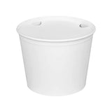 Karat Food Bucket with Lid, 85 oz, 7.36" Dai x 6"h, White, Paper, 180/Carton (KRTCFB85WBNDL) Case of 180