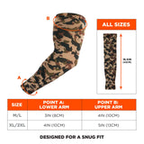 Ergodyne Chill-Its 6695 Sun Protection Arm Sleeves, Polyester/Spandex, X-Large/2X-Large, Camo (EGO12192) Each