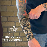 Ergodyne Chill-Its 6695 Sun Protection Arm Sleeves, Polyester/Spandex, Medium/Large, Camo (EGO12191) Each
