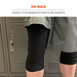 Ergodyne Proflex 525 Lightweight Padded Knee Sleeves, Slip-On, X-Large+, Black, Pair (EGO18528) 1 Pair