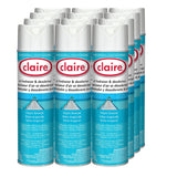 Claire Aerosol Air Freshener and Deodorizer, Tropic Breeze, 10 oz Aerosol Spray, 12 Cans (CGC165) Each