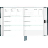 AT-A-GLANCE® Foundation Undated Weekly/Monthly Planner, 8.5" x 6.75", Blue Cover, 12-Month: Undated (AAGFD20020) Each