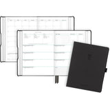 AT-A-GLANCE® Foundation Undated Weekly/Monthly Planner, 8.5" x 6.75", Black Cover, 12-Month: Undated (AAGFD20005) Each