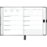 AT-A-GLANCE® Foundation Undated Weekly/Monthly Planner, 8.5" x 6.75", Black Cover, 12-Month: Undated (AAGFD20005) Each
