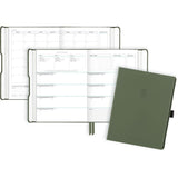 AT-A-GLANCE® Foundation Undated Weekly/Monthly Planner, 8.5" x 6.75", Green Cover, 12-Month: Undated (AAGFD20060) Each