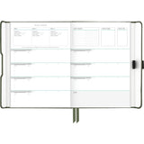 AT-A-GLANCE® Foundation Undated Weekly/Monthly Planner, 8.5" x 6.75", Green Cover, 12-Month: Undated (AAGFD20060) Each