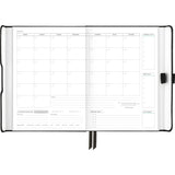 AT-A-GLANCE® Foundation Undated Weekly/Monthly Planner, 8.5" x 6.75", Black Cover, 12-Month: Undated (AAGFD20005) Each