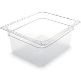 Carlisle StorPlus Polycarbonate Food Pan, 8.7 qt, 10.38 x 12.75 x 6, Clear, Plastic (CFS10222B07) Each