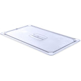 Carlisle StorPlus Polycarbonate Handled Universal Lid, 12.88 x 20.75 x 0.88, Clear, Plastic (CFS10210U07) Each