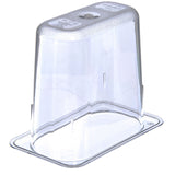Carlisle StorPlus Polycarbonate Food Pan, 1.4 qt, 4.25 x 6.93 x 6, Clear, Plastic (CFS3068807) Each