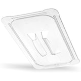 Carlisle StorPlus Polycarbonate Handled Universal Lid, 10.38 x 12.75 x 0.88, Clear, Plastic (CFS10230U07) Each