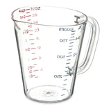 Carlisle Commercial Measuring Cup, 1 qt, Clear (CFS4314307) Each