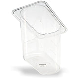 Carlisle StorPlus Polycarbonate Food Pan, 1.4 qt, 4.25 x 6.93 x 6, Clear, Plastic (CFS3068807) Each