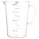 Carlisle Commercial Measuring Cup, 1 gal, Clear (CFS4314507) Each