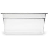 Carlisle StorPlus Polycarbonate Food Pan, 5.7 qt, 6.88 x 12.75 x 6, Clear, Plastic (CFS3066207) Each