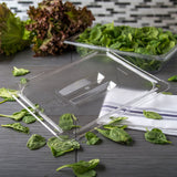 Carlisle StorPlus Polycarbonate Handled Universal Lid, 10.38 x 12.75 x 0.88, Clear, Plastic (CFS10230U07) Each