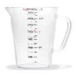 Carlisle Commercial Measuring Cup, 0.5 gal, Clear (CFS4314407) Each