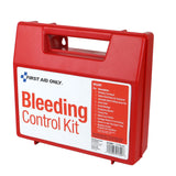 First Aid Only™ Bleeding Control Wall Station Single Kit - Deluxe, 14 Pieces, Plastic Case (FAO91309) Each