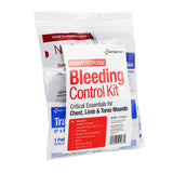 First Aid Only™ Critical Essentials Bleeding Control Kit for Limb, Chest and Torso Wounds, 11 Pieces, Plastic Bag (FAO91137) Each