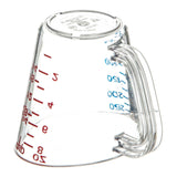 Carlisle Commercial Measuring Cup, 1 cup, Clear (CFS4314107) Each