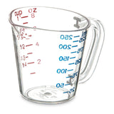 Carlisle Commercial Measuring Cup, 1 cup, Clear (CFS4314107) Each