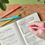 Sharpie FlexGrip Ultra Recycled Ballpoint Pen, Retractable, Medium, 1 mm, Black Ink, Assorted Barrels, Dozen (PAP2204001) 1 Dozen