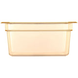 Carlisle StorPlus High Heat Food Pan, 8.7 qt, 10.38 x 12.75 x 6, Amber, Plastic (CFS10422B13) Each