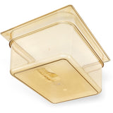 Carlisle StorPlus High Heat Food Pan, 8.7 qt, 10.38 x 12.75 x 6, Amber, Plastic (CFS10422B13) Each